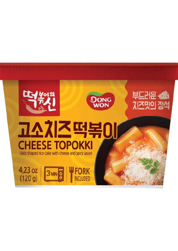 [DONGWON] Topokki Cup Cheese  ต๊อกป๊อกกิ รสชีส  ตราดงวอน (แบบถ้วย) 120g_