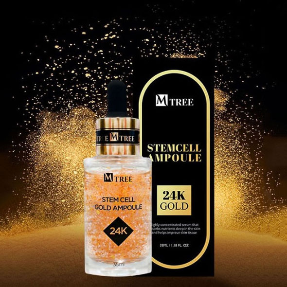 [Mtree] Stem Cell 24K Gold Ampoule 35ml.