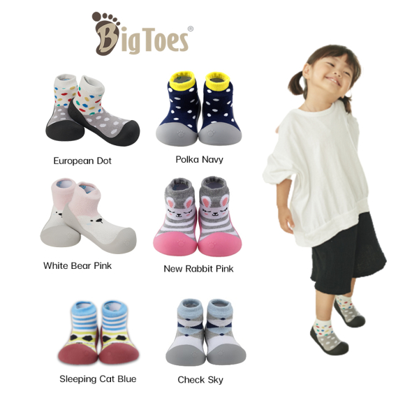 [BIGTOES] รองเท้าหัดเดินเด็กผู้หญิง รองเท้าเด็ก รองเท้าเด็กอ่อน รองเท้าวัยหัดเดิน