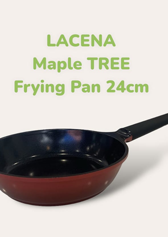 เมเปิลทรี  แม่เหล็กไฟฟ้า กระทะ / MAPLE TREE   Induction Frying pan 24cm