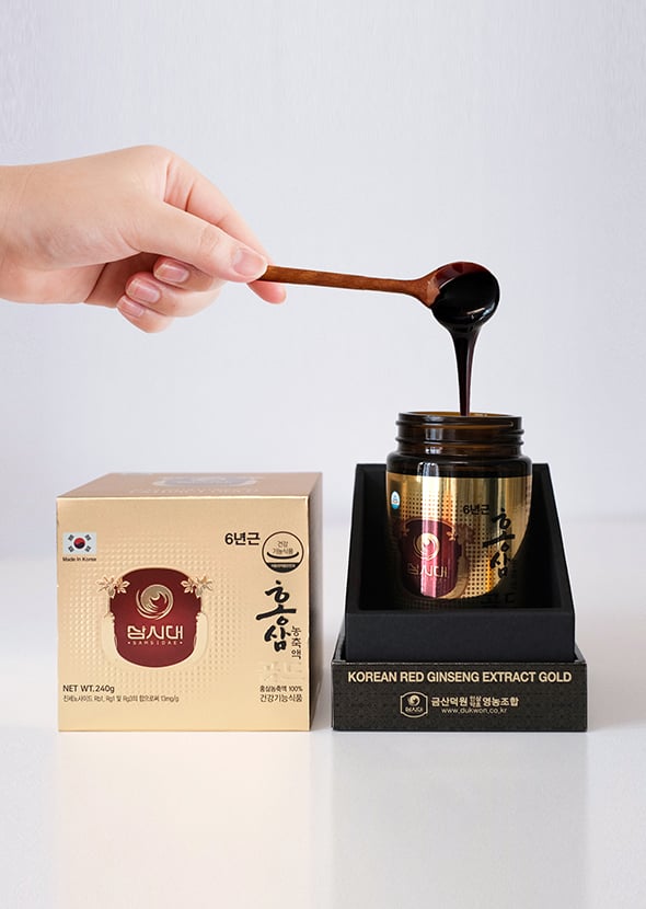 [Geumheuk] โสมแดงเกาหลีสกัด Korean Red Ginseng Extract Gold 240g 