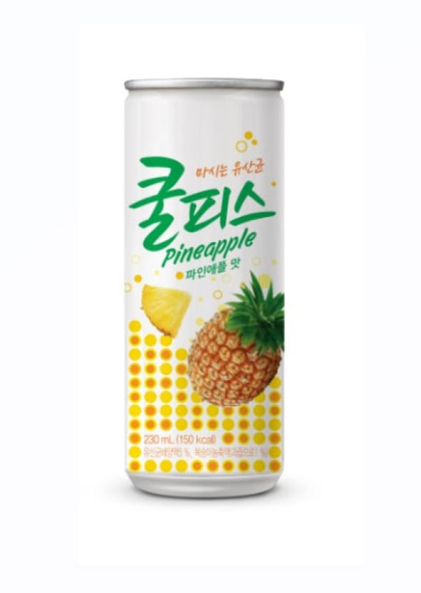 [DONGWON] Coolpis Pineapple คูลพิส น้ำผลไม้ผสมโยเกิร์ต รสสับปะรด ตราดงวอน  230ml.