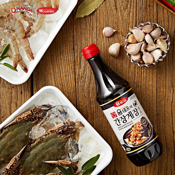 [WOOMTREE]  Crab Marinade Sauce ซอสหมักดองปูดองเกาหลี คันจังเคจัง  ตราวูมทรี 1Kg.