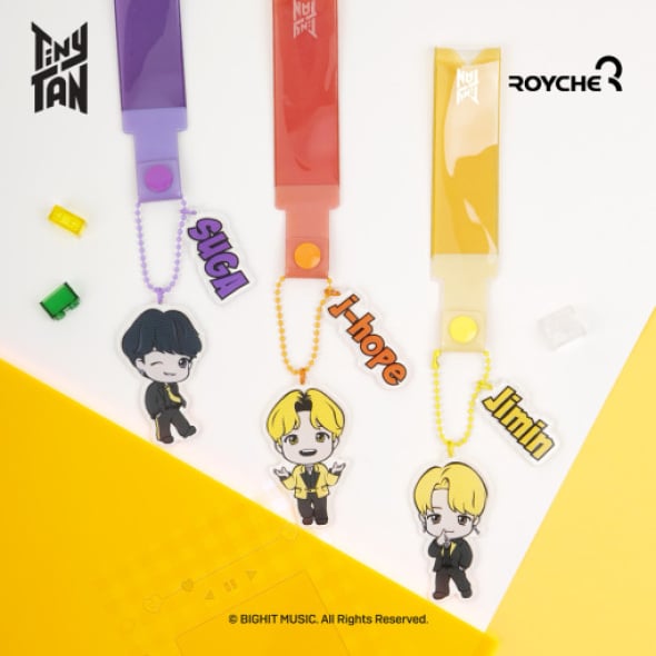 [BTS] TinyTAN Acrylic Keyring (Butter ver.)