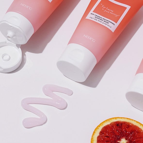 [NEER G] Red Orange Brightening Sleeping Mask 80ml .