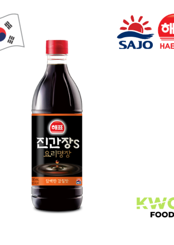 [SAJO HAEPYO] เฮพโย ซอสถั่วเหลือง จินกันจัง เอส 930ml.