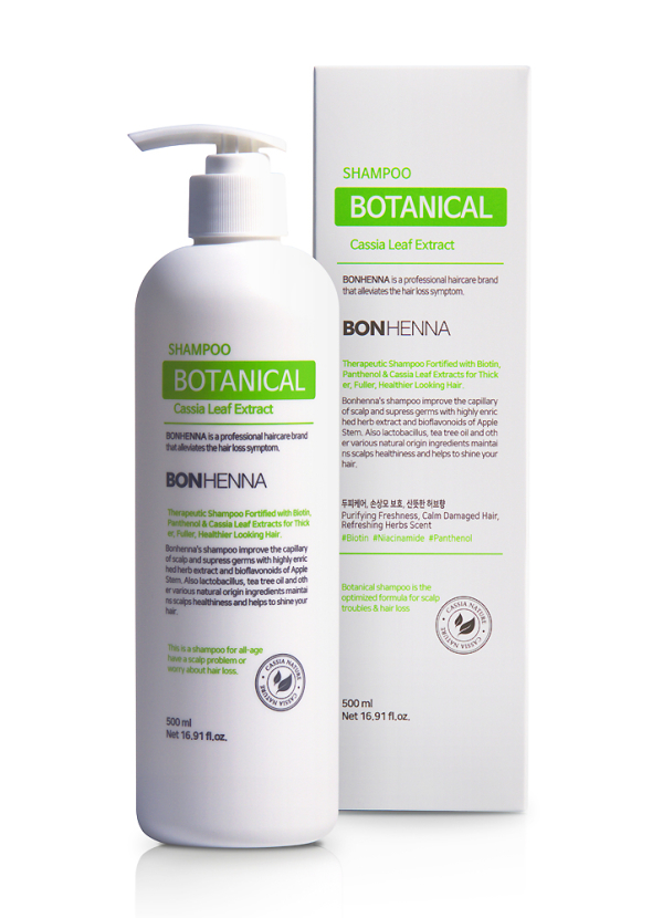 [Bonhenna] Botanacal shampoo 500ml /  Natural Surfactant Natural Shampoo