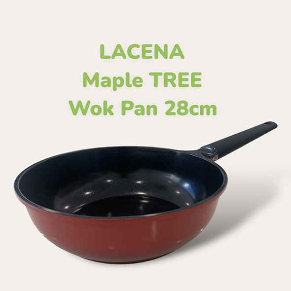 MAPLE TREE Induction Wok Pan 28cm  กระทะจีนอินดักชั่น  แม่เหล็กไฟฟ้า 28ซม