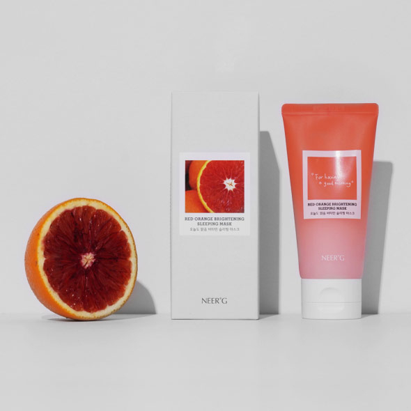 [NEER G] Red Orange Brightening Sleeping Mask 80ml . + FREE GIFT