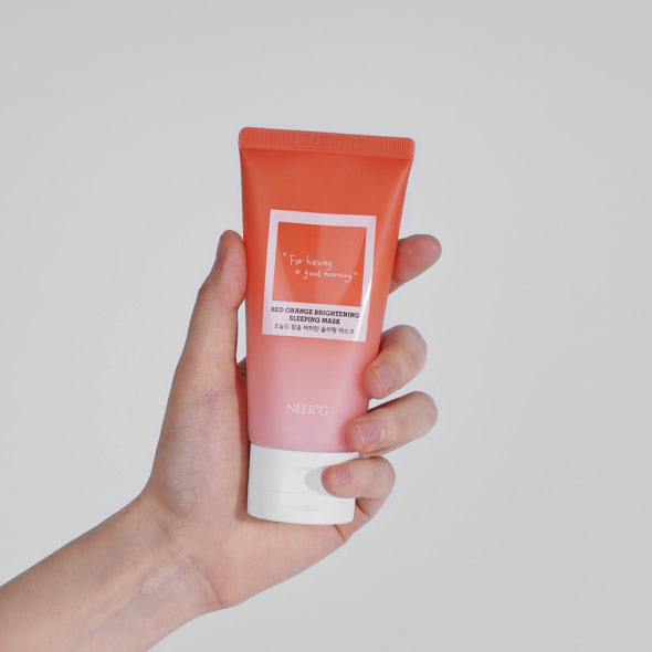 [NEER G] Red Orange Brightening Sleeping Mask 80ml .