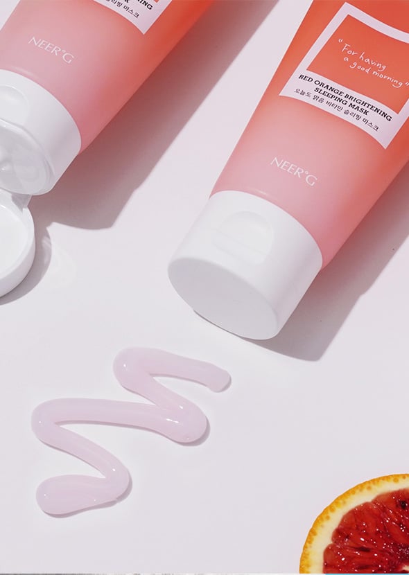 [NEER G] Red Orange Brightening Sleeping Mask 80ml .