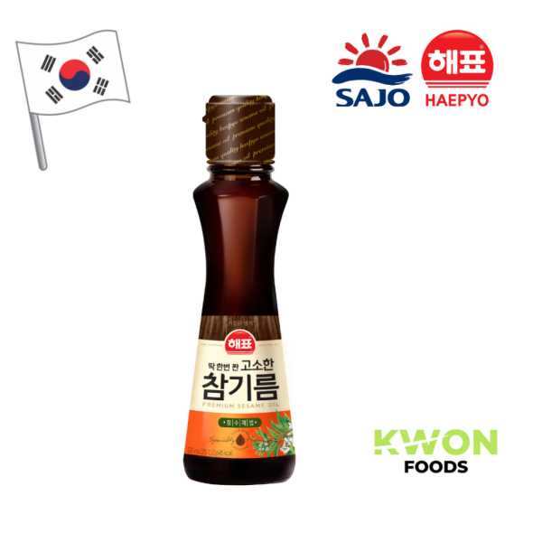 [SAJO HAEPYO] ซีซามีออย (น้ำมันงาธรรมชาติ) 320ml.