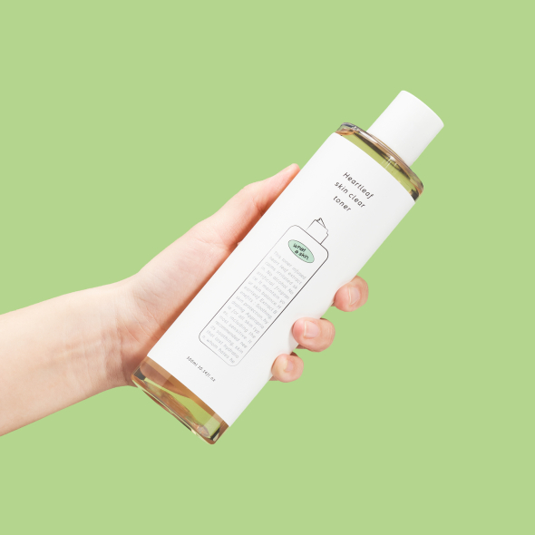 [WHATASKIN] Heartleaf Skin Clear Toner 300ml.+ FREE GIFT