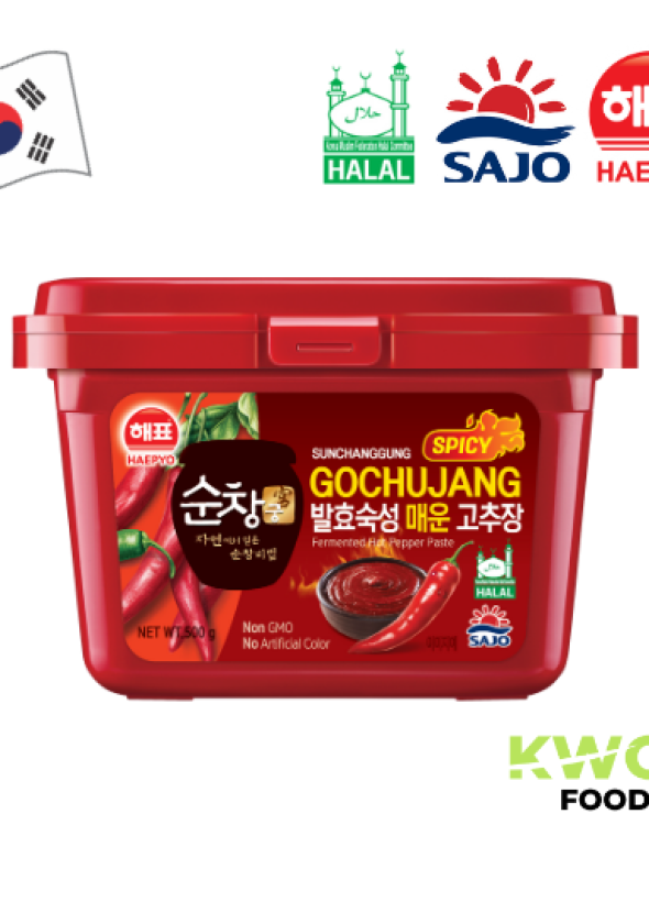 [SAJO HAEPYO] ซุนชาง กุง สไปซี่ โกชูจัง (ซอสพริกเกาหลีรสเผ็ดมาก) 500g.