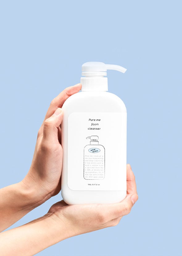 [WHATASKIN] Pure me Foam Cleanser 500g.+ FREE GIFT