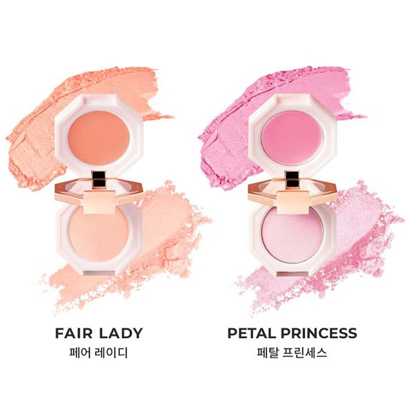  [DEARDAHLIA]  BLOOMING EDITION PARADISE DUAL PALETTE BLUSHER DUO บลัช 2 สี