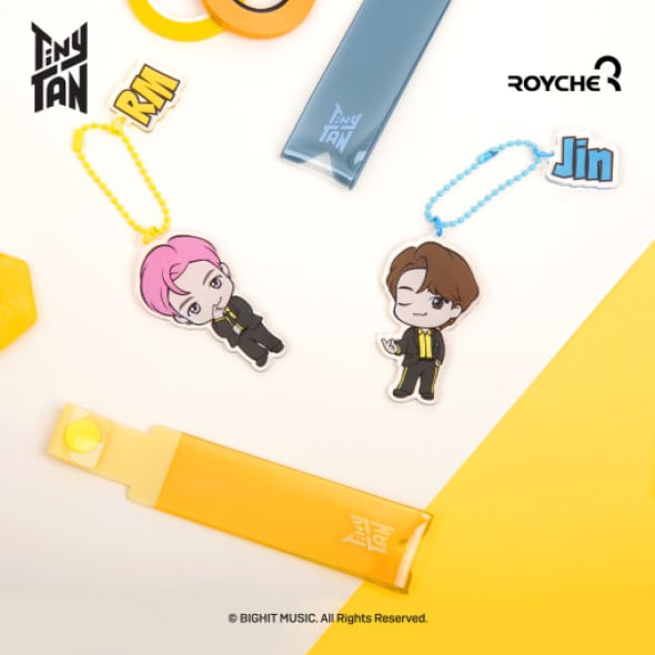 [BTS] TinyTAN Acrylic Keyring (Butter ver.)