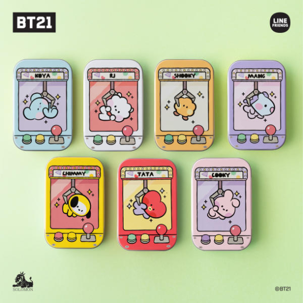 [BT21] Minini Tin Case Sticker Set