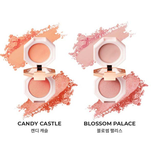  [DEARDAHLIA]  BLOOMING EDITION PARADISE DUAL PALETTE BLUSHER DUO บลัช 2 สี