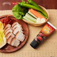 [WOOMTREE] Seasoned Bean Paste Sauce ซอสซัมจัง น้ำจิ้มเต้าเจี้ยวเกาหลี แบบหลอด ตราวูมทรี  120g.