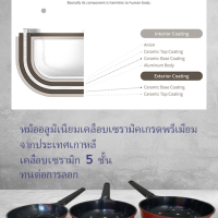 MAPLE TREE Induction Wok Pan 28cm  กระทะจีนอินดักชั่น  แม่เหล็กไฟฟ้า 28ซม