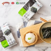  [NAMKWANG] Traditional Seaweed สาหร่ายเกาหลีอบกรอบ รสดั้งเดิม ตรานัมควัง  4g.*3ea