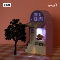 [BT21] นาฬิกาตั้งโต๊ะ LED รุ่น Little Buddy Cafe