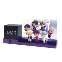 [BTS] TinyTAN  Magic Door Diorama Light Clock (Mic drop ver.)