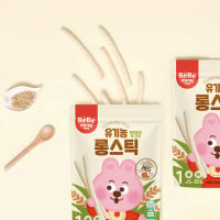 [BEBEDANG] Brown Rice Stick Apple and Carrot ขนมข้าวกล้องแท่งอบกรอบรสแอปเปิ้ลผสมแครอท ตราเบเบดัง