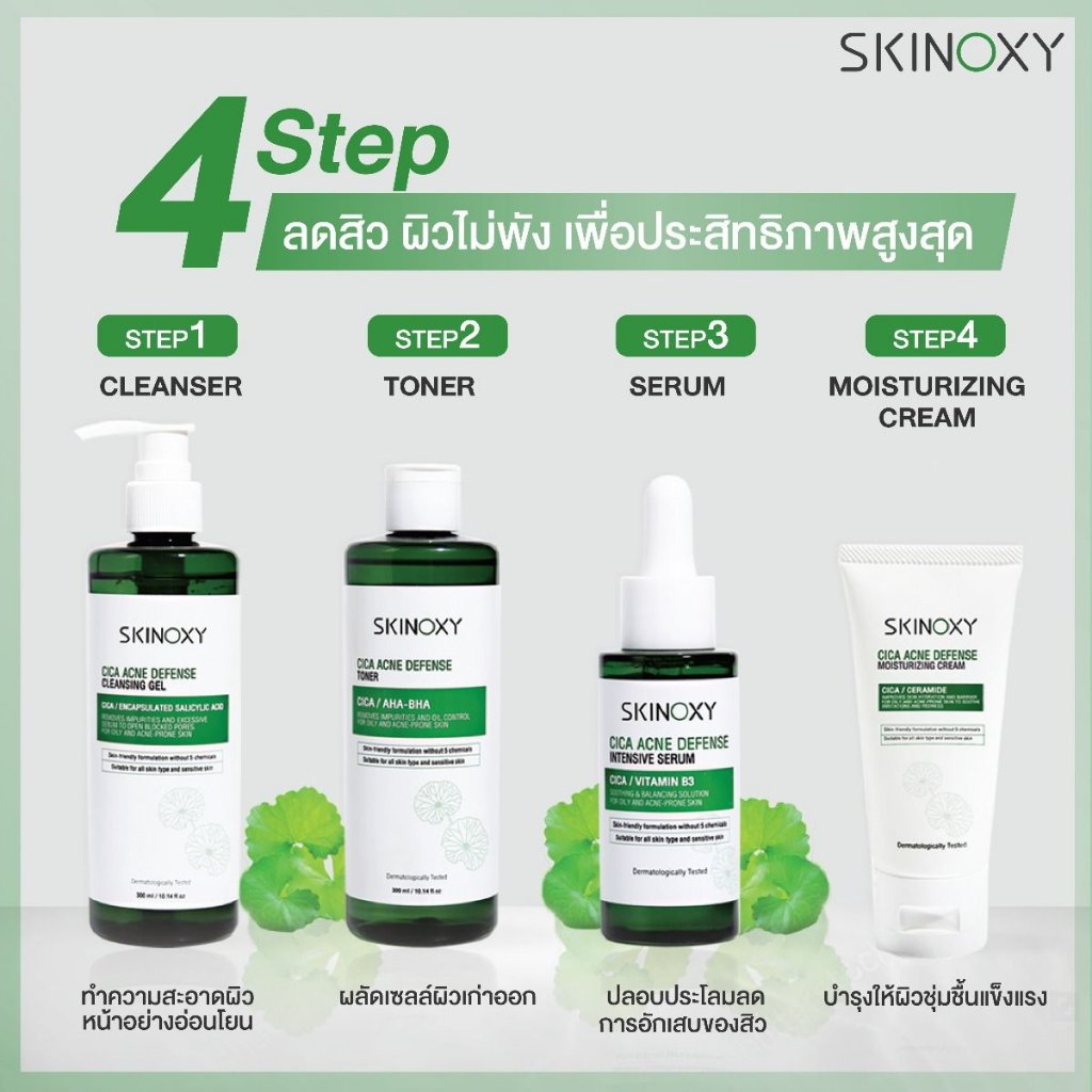 [Skinoxy] CICA Acne Defense Toner  300ml