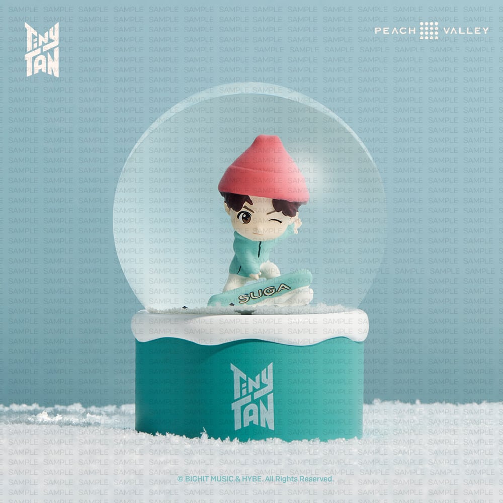 BTS TinyTAN SNOW GLOBE_SUGA