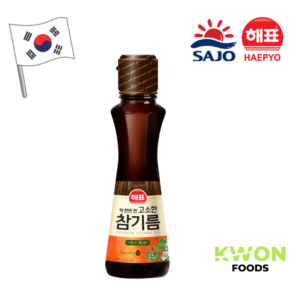 [SAJO HAEPYO] ซีซามีออย (น้ำมันงาธรรมชาติ)320ml