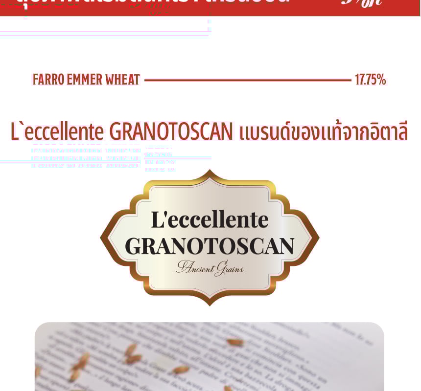[GRAINON] Farro Low Sugar Protein Chip