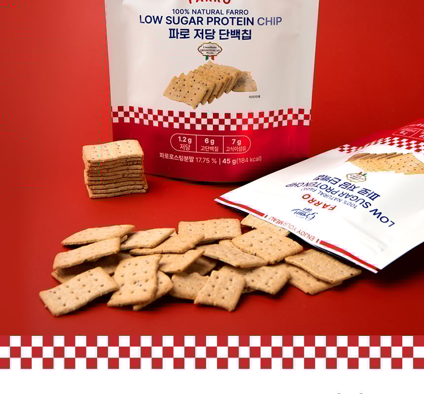 [GRAINON] Farro Low Sugar Protein Chip