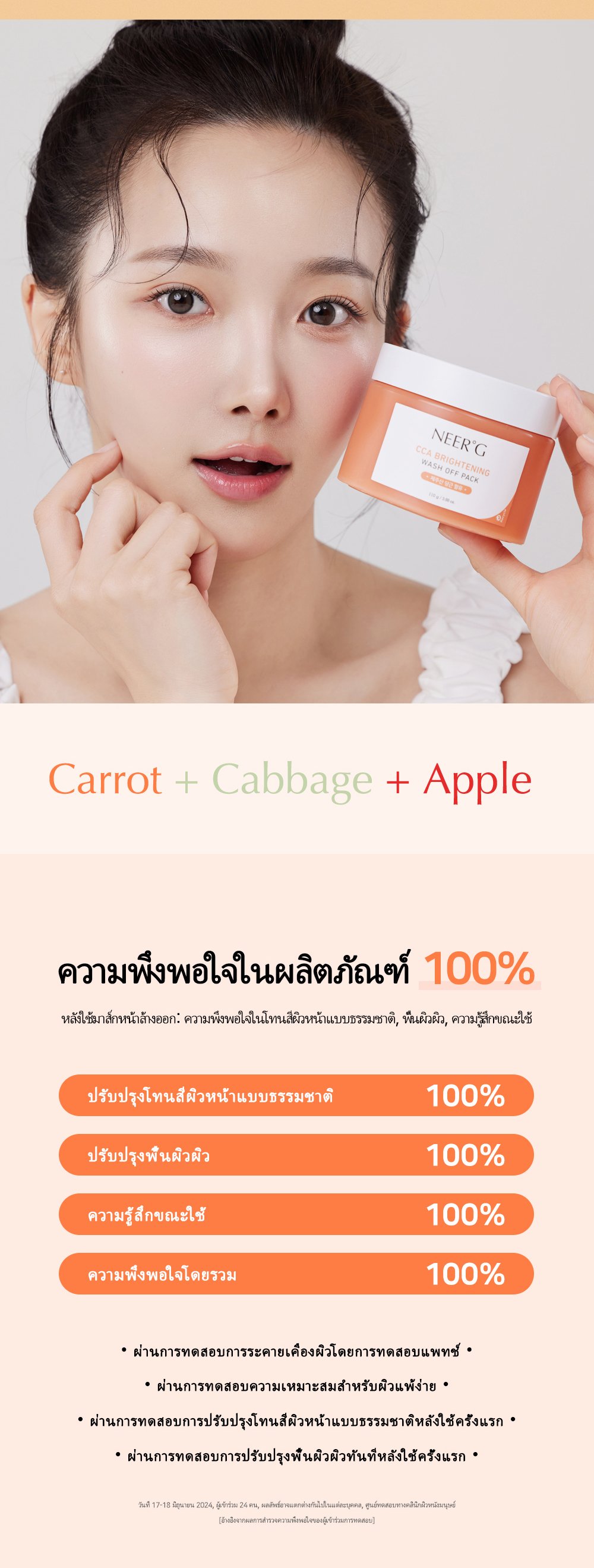 [NEER'G] CCA Brightening Wash Off Pack 110g