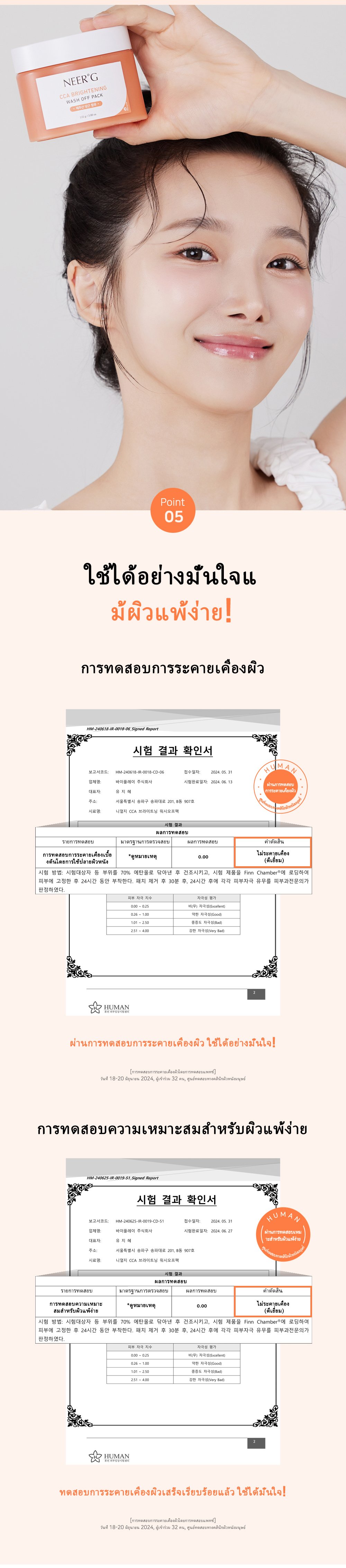 [NEER'G] CCA Brightening Wash Off Pack 110g